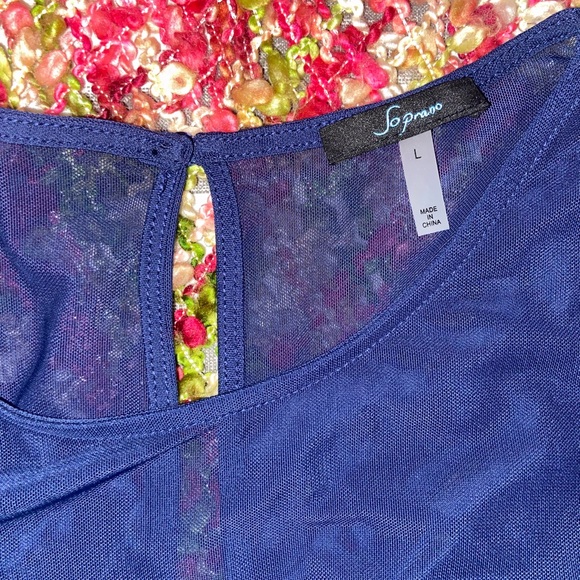 Body con navy blue dress - Picture 3 of 3